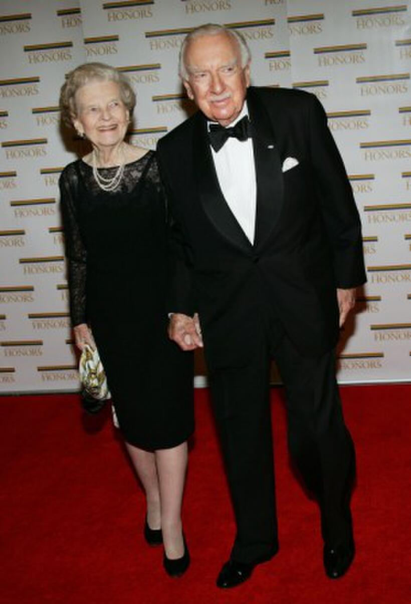 Walter Cronkite and wife at the 27th Annual Kennedy Center Honors.