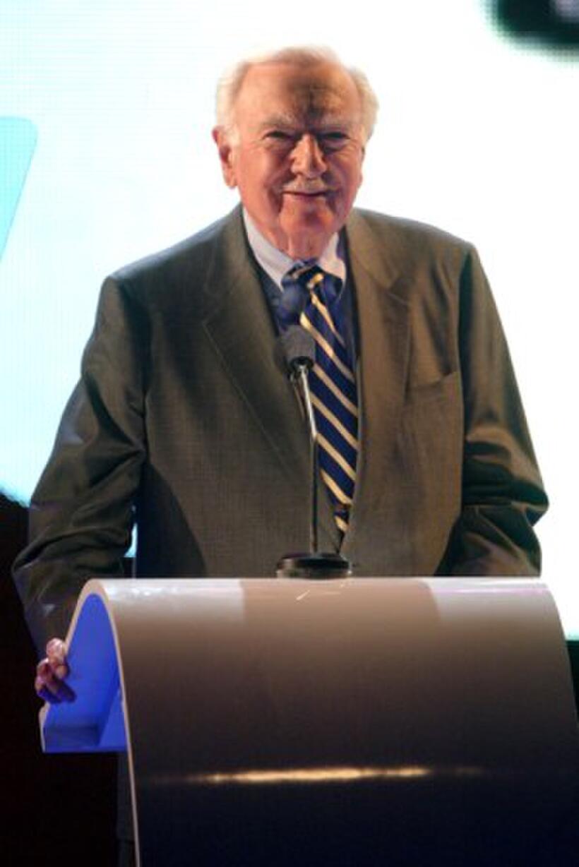 Walter Cronkite at the MTV Networks UpFront.