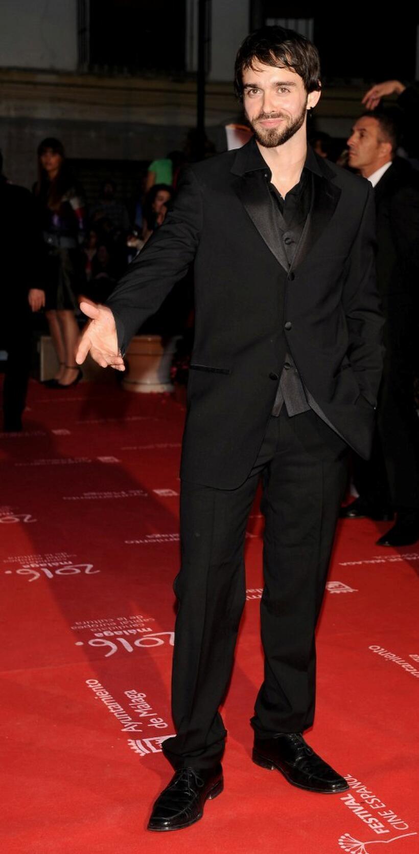 Alberto Amarilla at the 12th Malaga Film Festival opening ceremony.