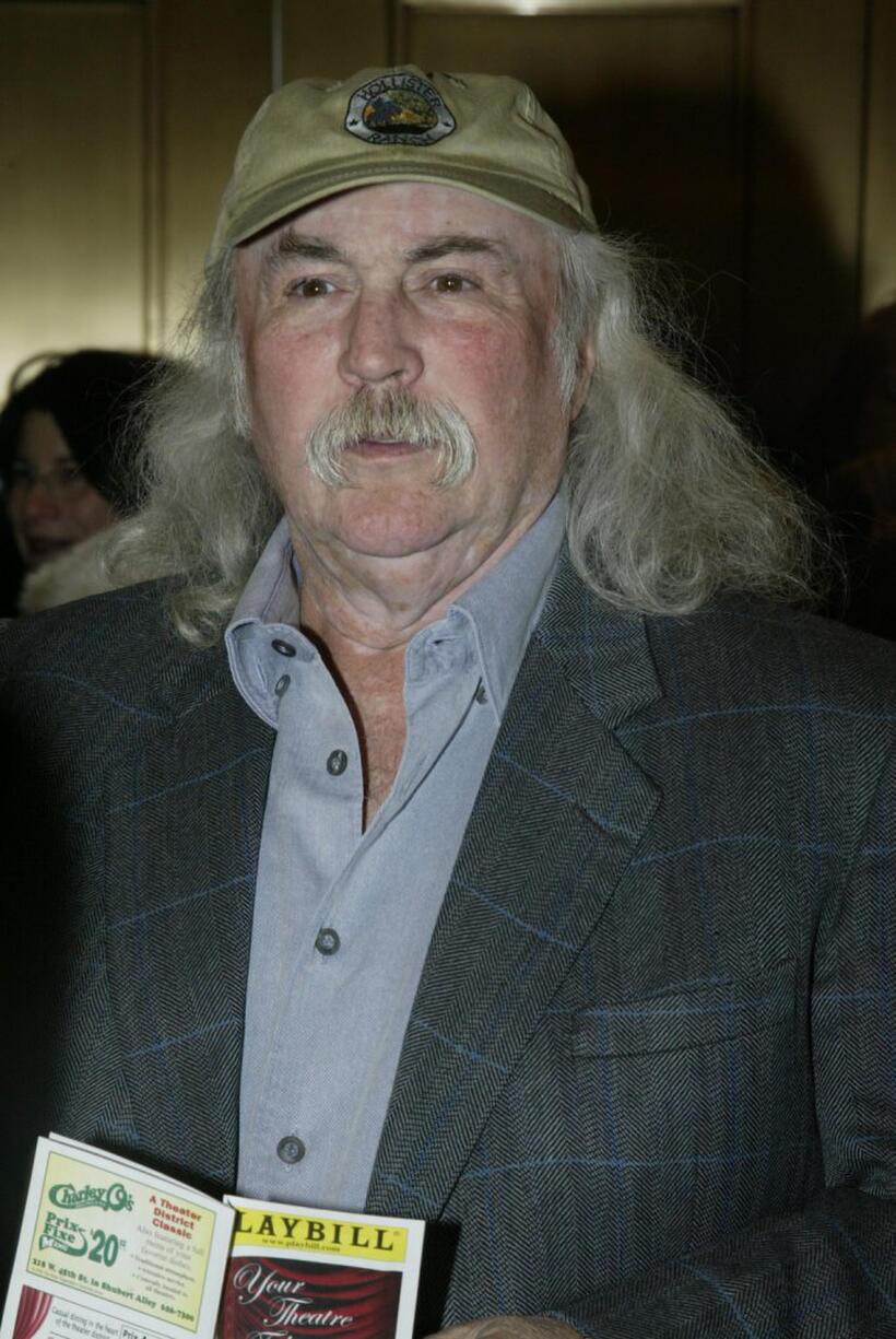David Crosby at the opening night of "Ma Rainey's Black Bottom."