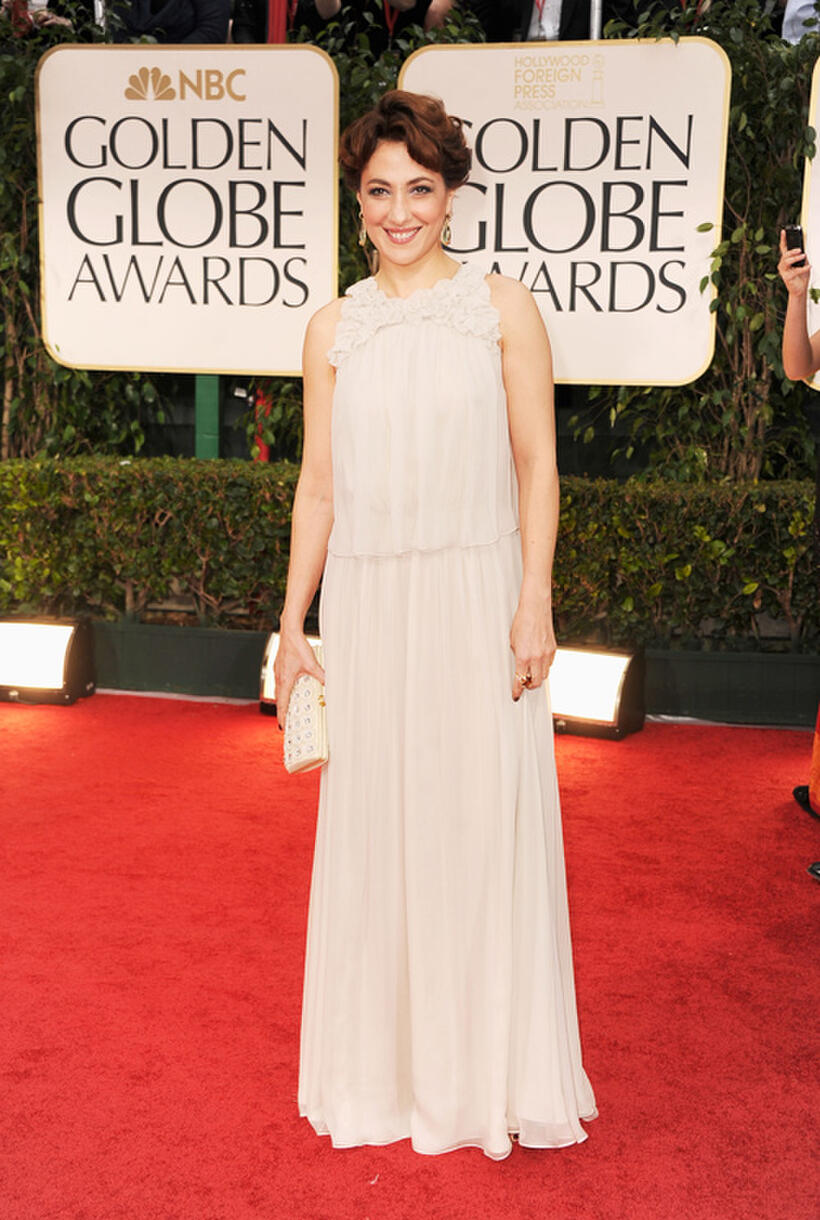 Meltem Cumbul at the 69th Annual Golden Globe Awards in California.