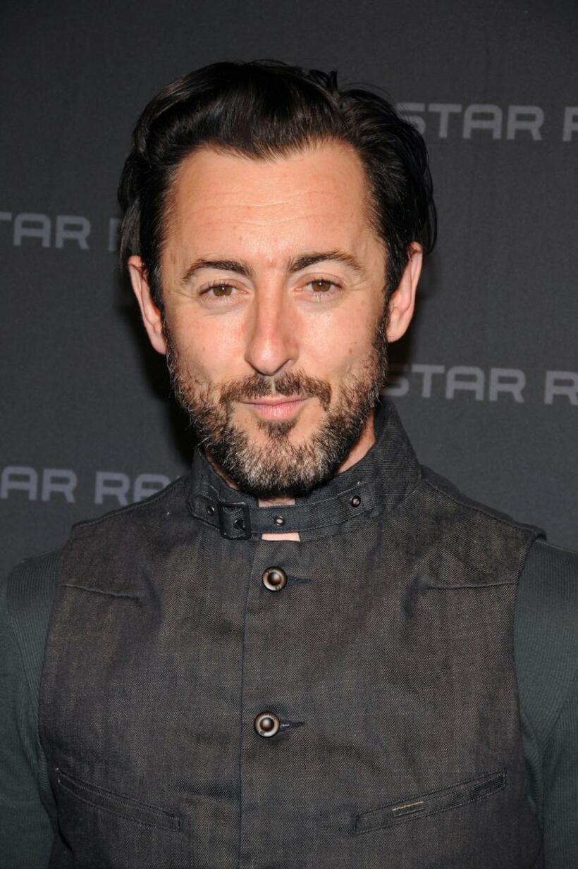 Alan Cumming at the Cynthia Rowley Fall 2008 fashion show.