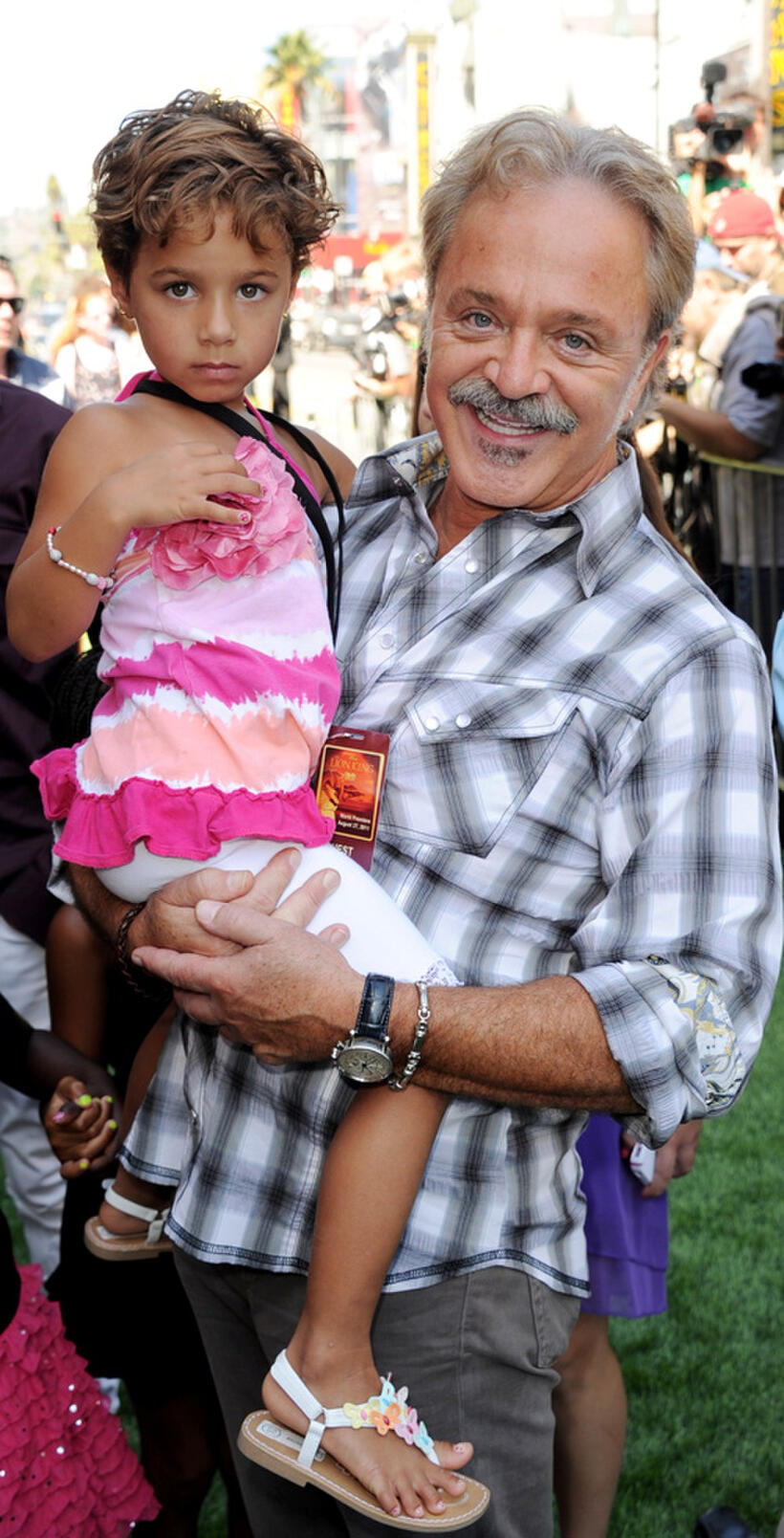 Lulu and Jim Cummings at the California premiere of "The Lion King 3D."