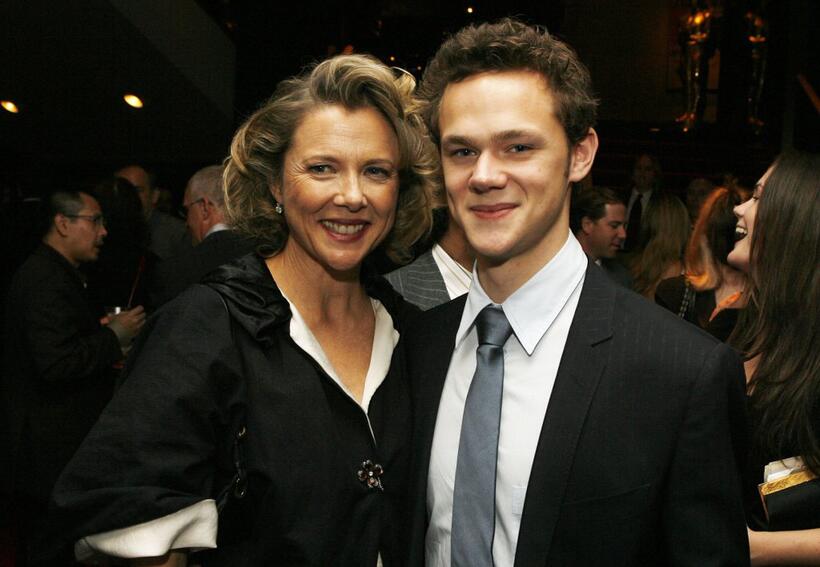 Annette Bening and Joseph Cross at the after party of the premiere of "Running with Scissors."