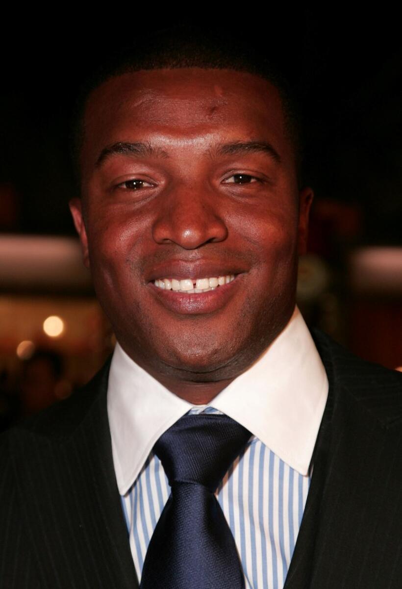 Roger R. Cross at the premiere of "Mad Money."