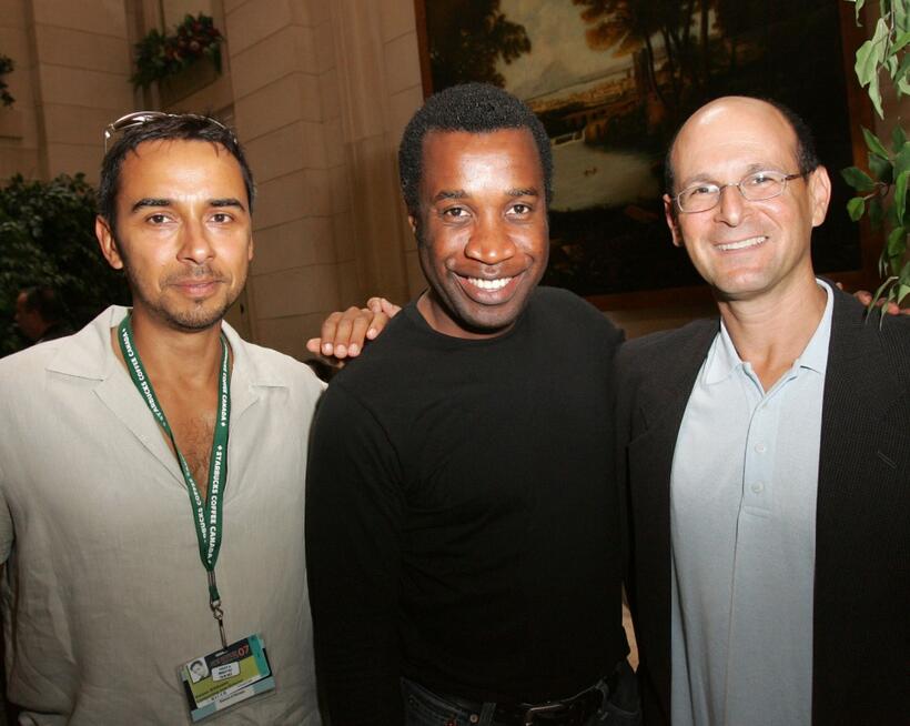 Damon D'Oliveira, Clement Virgo and Jeff Sackman at the Thinkfilm's TIFF Breakfast.