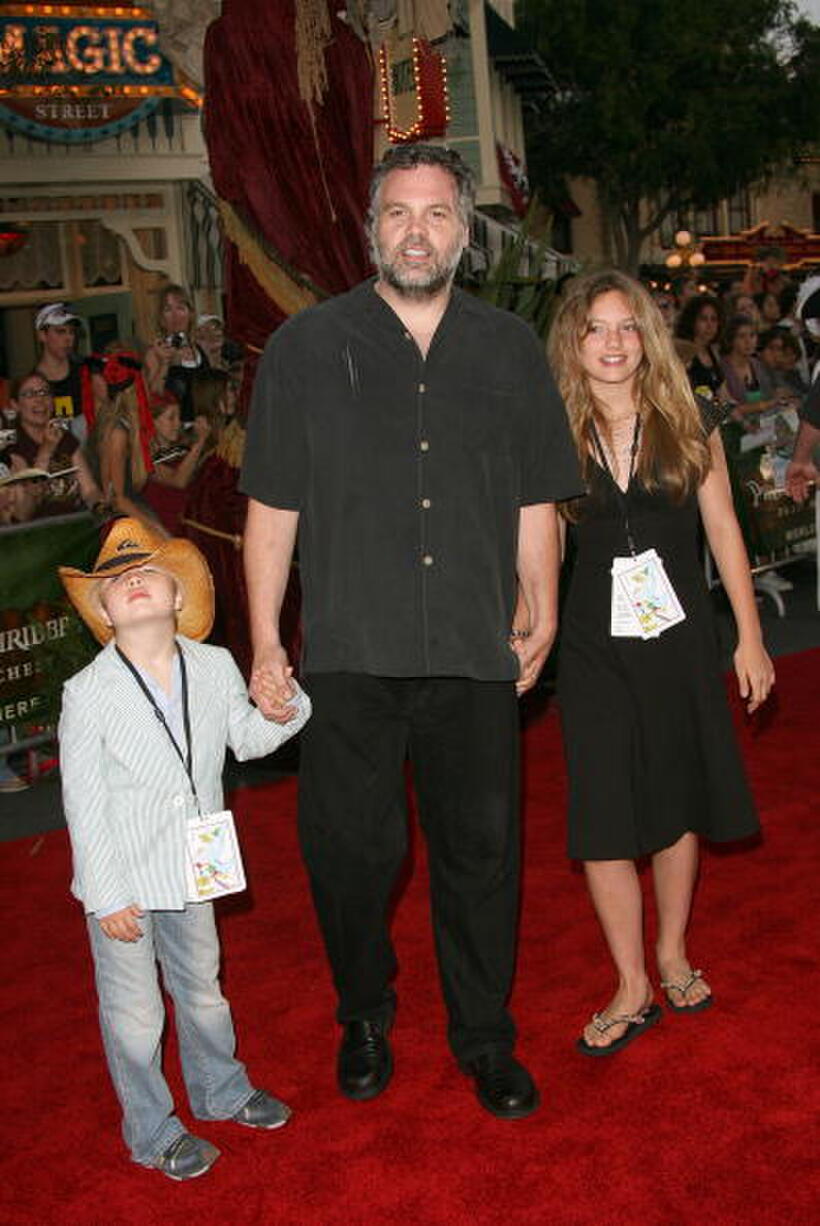 Vincent D'Onofrio with family at the California world premiere of "Pirates of the Caribbean 2: Dead Man's Chest".