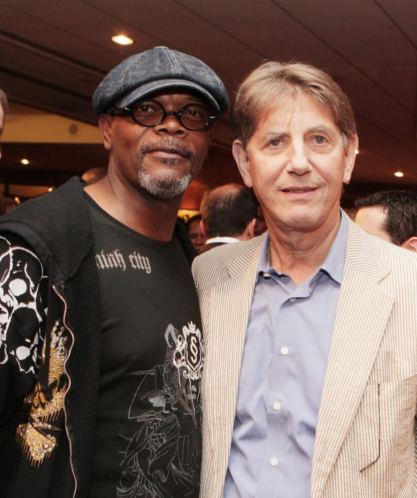 Peter Coyote and Samuel L. Jackosn at the California premiere of "Resurrecting The Champ".