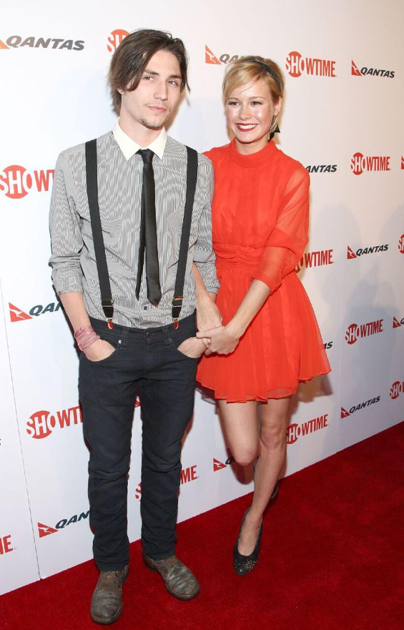 John Patrick Amedori and Brie Larson at the premiere of "United States of Tara."