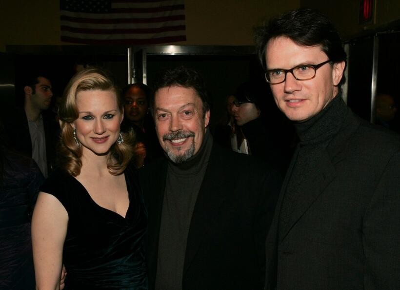Tim Curry, Laura Linney and Fox Searchlight President Peter Rice at the Premiere of "Kinsey".
