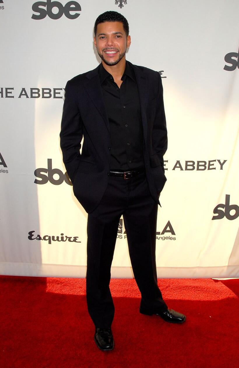 Wilson Cruz at the Envelope Please Oscar Viewing Party.