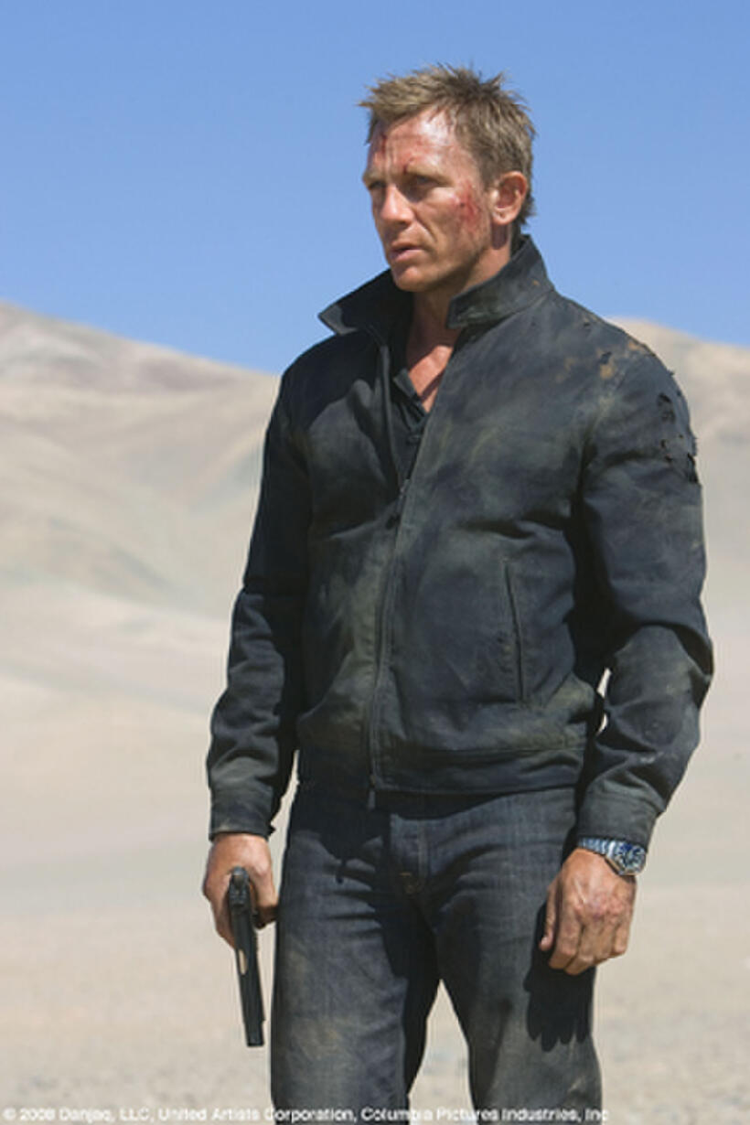 James Bond (Daniel Craig) in "Quantum Solace."