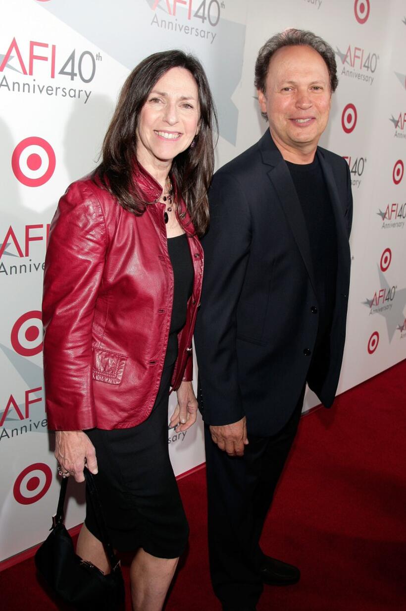 Billy Crystal and wife Janice Crystal at the AFIs 40th Anniversary celebration.