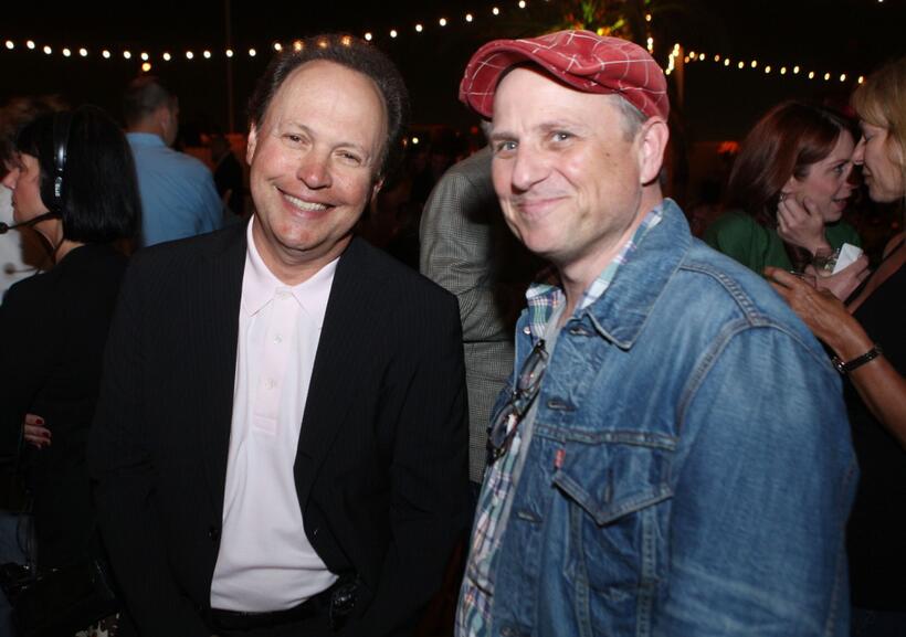 Billy Crystal and Bobcat Goldthwait at the premiere of Warner Bros. Pictures "License to Wed" - Afterparty.