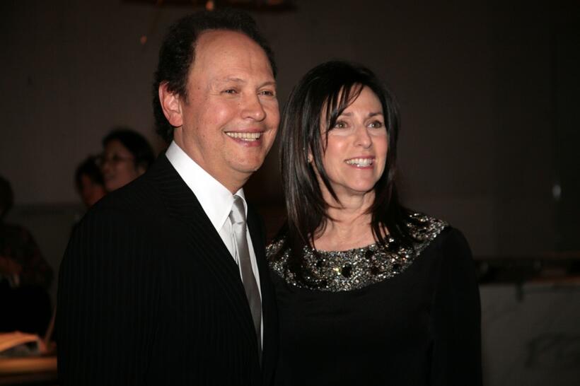 Billy Crystal and Janice Crystal arrive at the Tenth Annual Mark Twain Prize Awards.