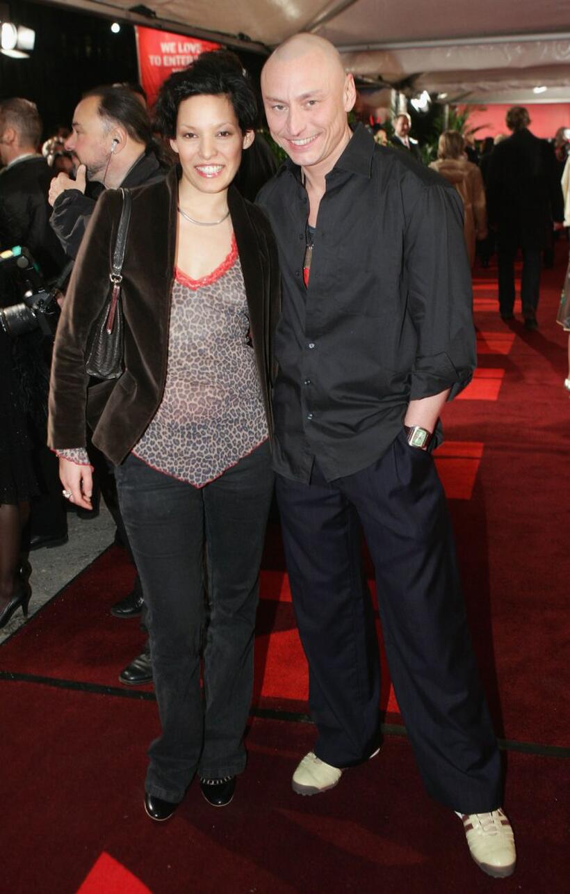 Yangzom Brauen and Werner Daehn at the German premiere of "The Aviator."