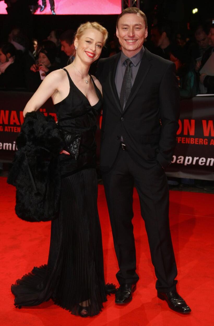 Sonja Kerskes and Werner Daehn at the European premiere of "Valkyrie."