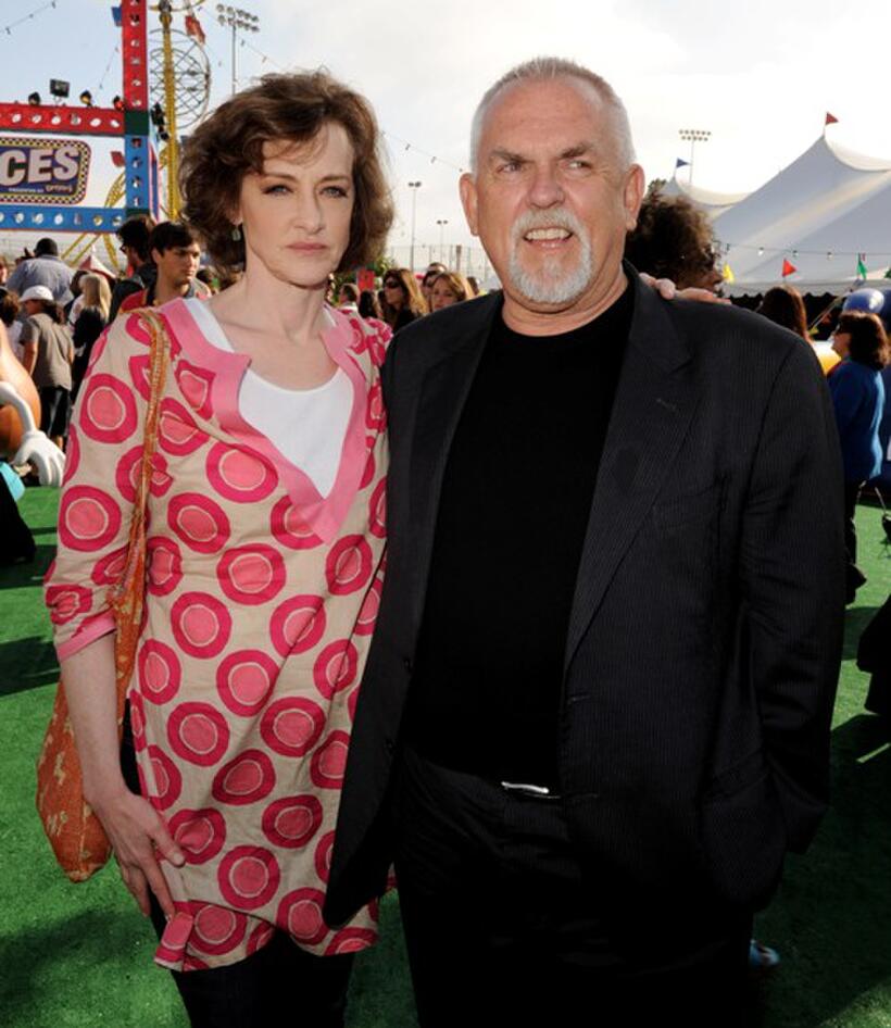 Joan Cusack and John Ratzenberger at the after party of the California premiere of "Toy Story 3."