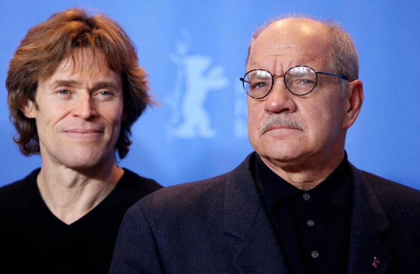Willem Dafoe and Berlinale Jury President Paul Schrader at the 57th Berlinale International Film Festival.