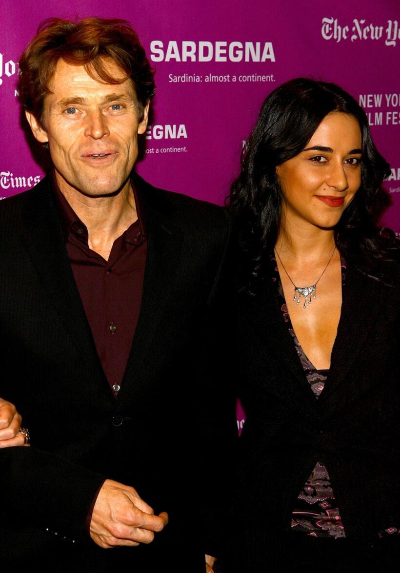 Willem Dafoe and Giada Colagrande at the New York Film Festival.