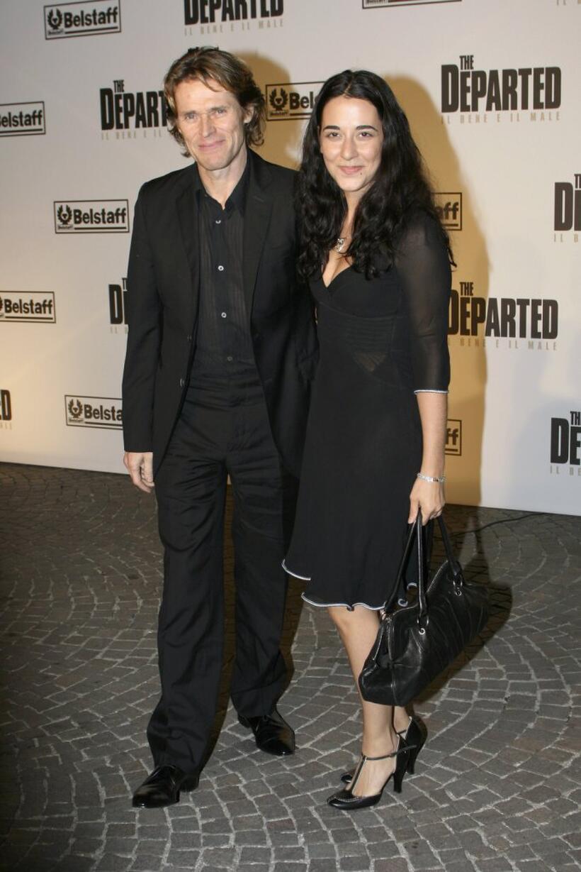 Willem Dafoe and wife director Giada Colagrande at the Rome Film Festival.