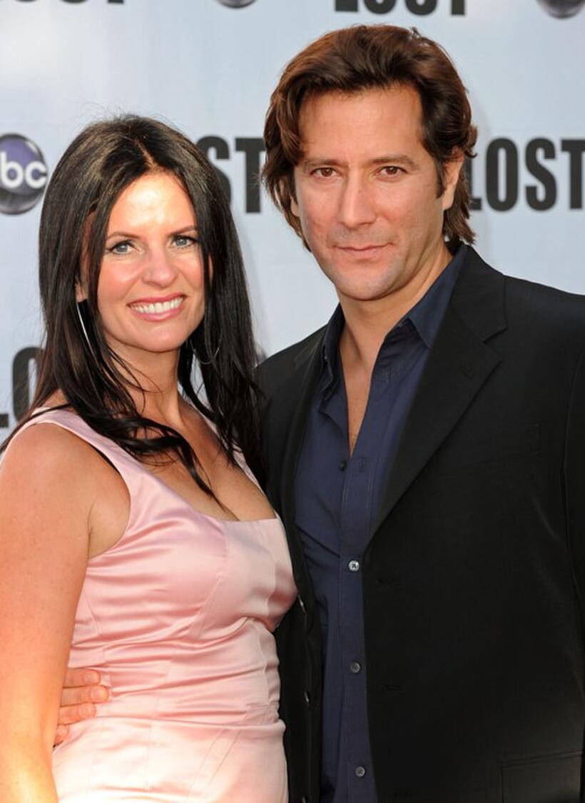 Annie Wood and Henry Ian Cusick at the ABC's "Lost Live: The Final Celebration."