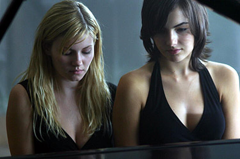 Elisha Cuthbert and Camilla Belle in "The Quiet."