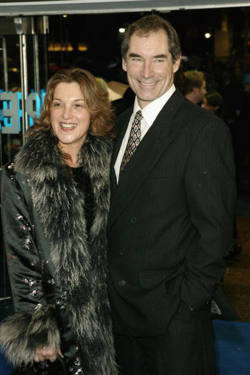 Timothy Dalton at the London world premiere of "Master And Commander".