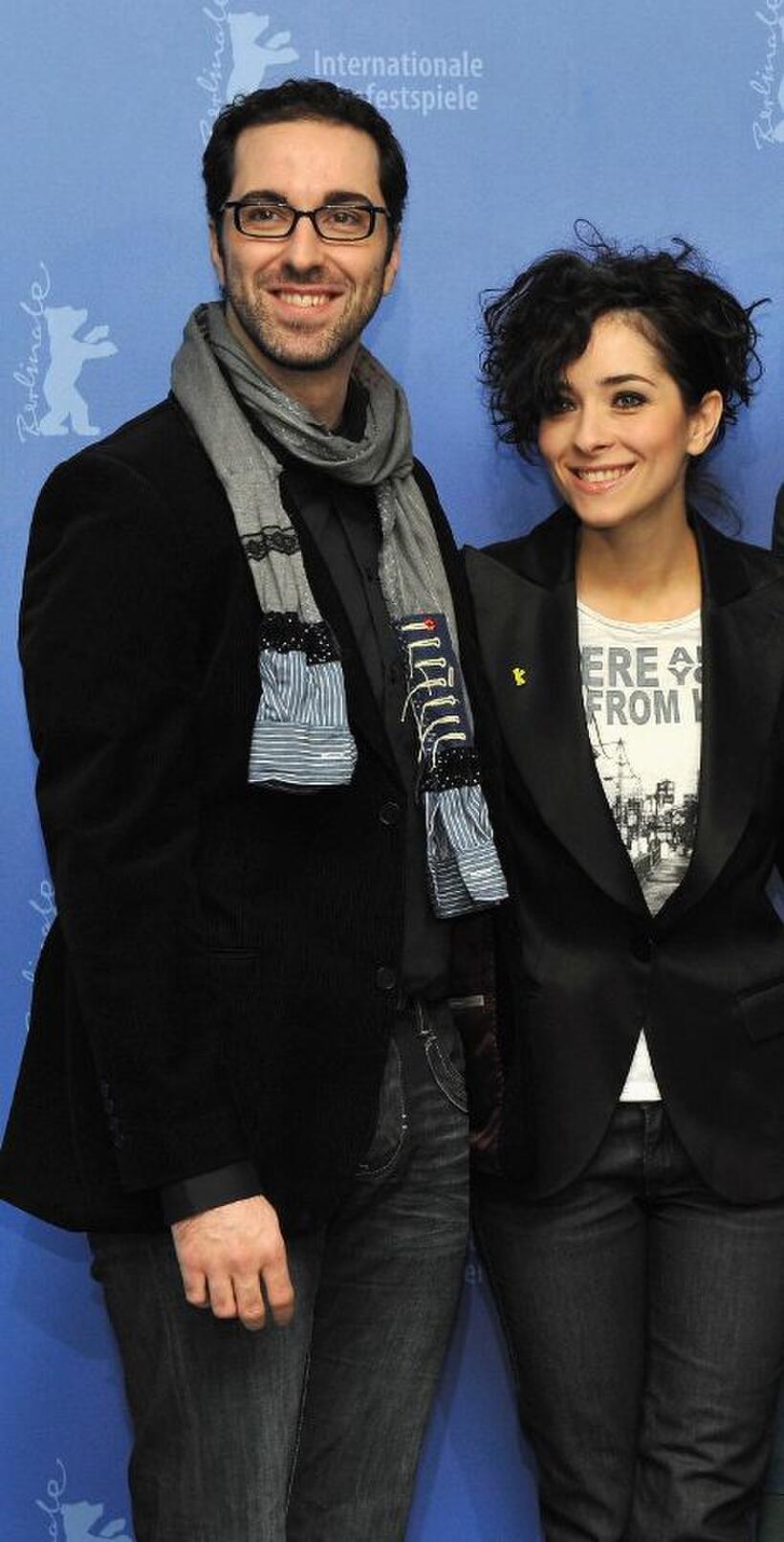 Ermin Bravo and Zrinka Cvitesic at the photocall of "On The Path" during the 60th Berlin International Film Festival.