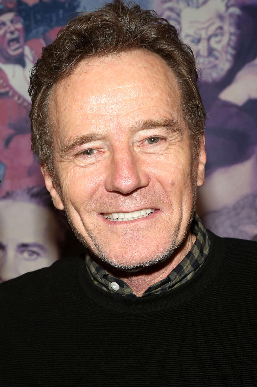 Bryan Cranston backstage at the play "The Great Society" on Broadway in New York City.