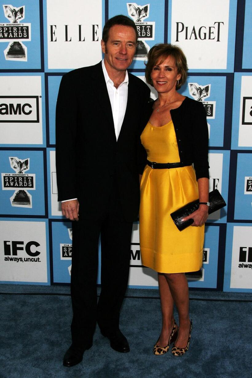 Bryan Cranston and Robin Dearden at the 2008 Film Independents Spirit Awards.