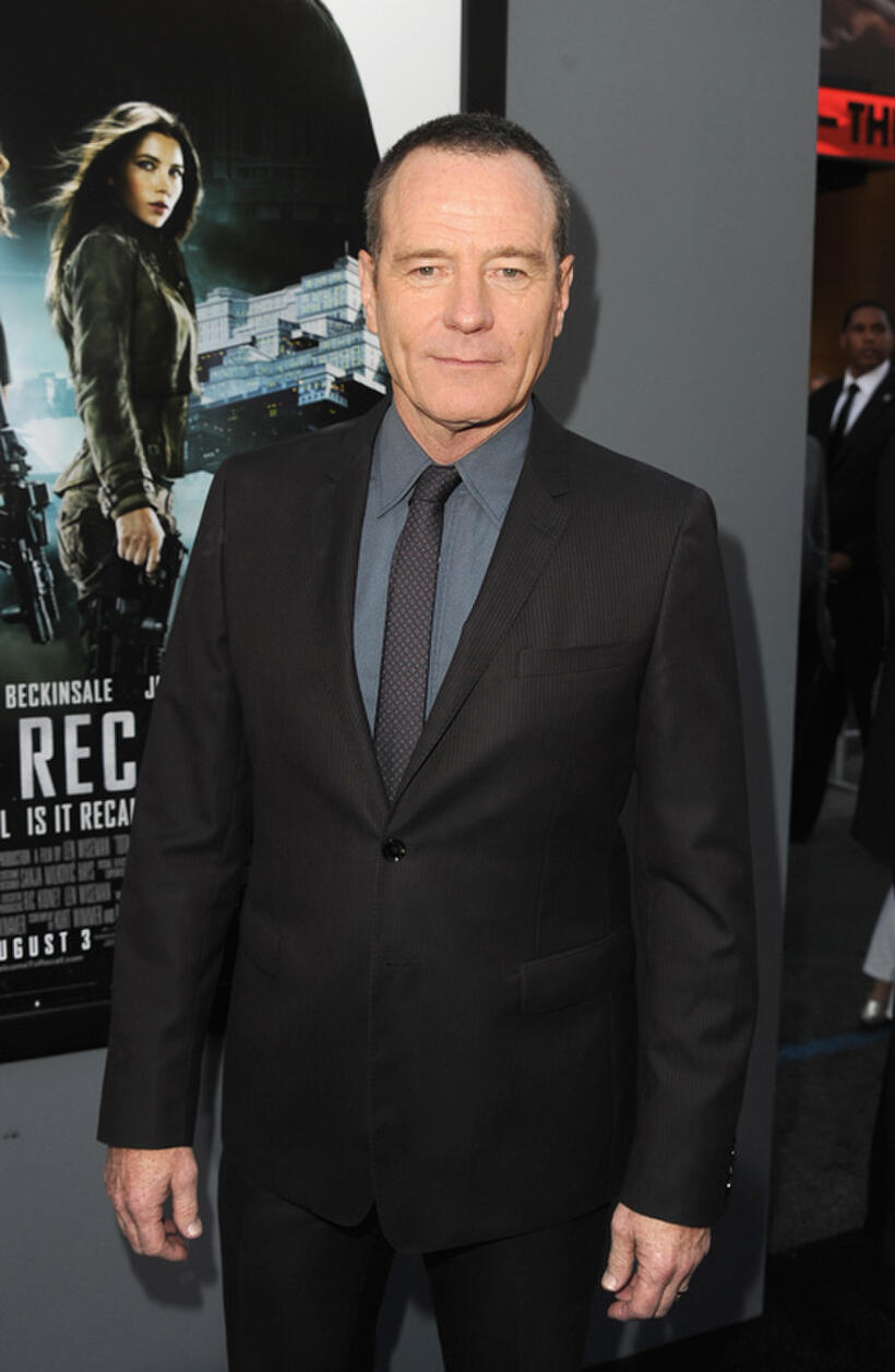 Bryan Cranston at the California premiere of "Total Recall."