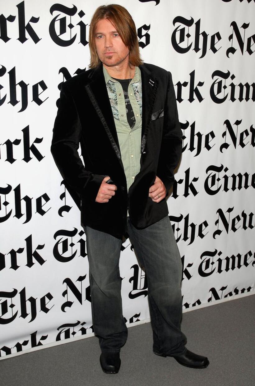Billy Ray Cyrus at the 6th Annual New York Times Arts & Leisure Weekend.