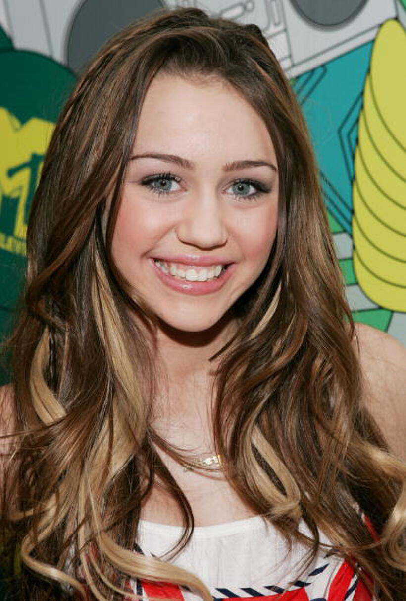 Miley Cyrus at MTV's Total Request Live in N.Y.