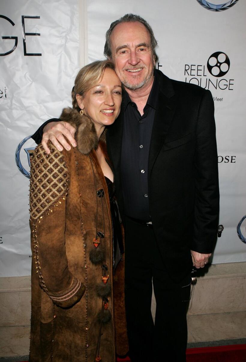 Wes Craven and Iya Labunka at the REEL Lounge Presents the Benderspink Oscar Party.