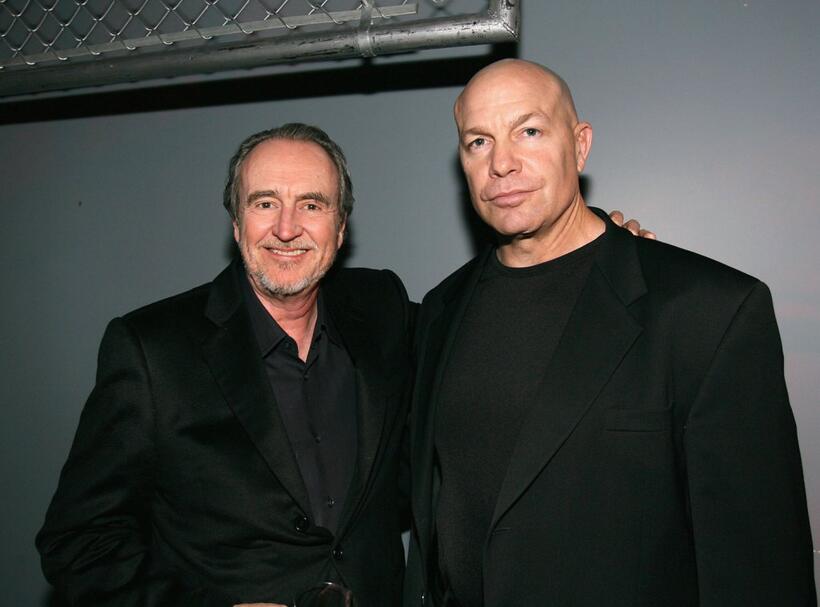 Wes Craven and Michael Bailey Smith at the after party for the premiere of "The Hills Have Eyes".