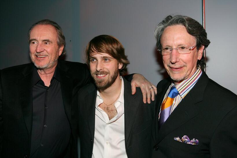 Wes Craven, Alexandre Aja and Peter Locke at the after party for the premiere of "The Hills Have Eyes".