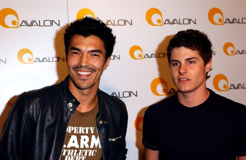 Ian Anthony Dale and Marc Senter at grand debut of '"Avalon."