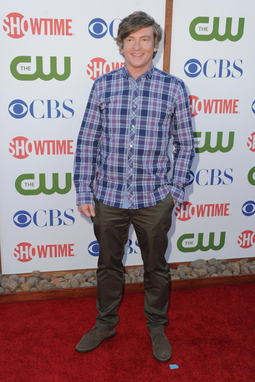 Rhys Darby at the TCA party for CBS, The CW and Showtime in California.