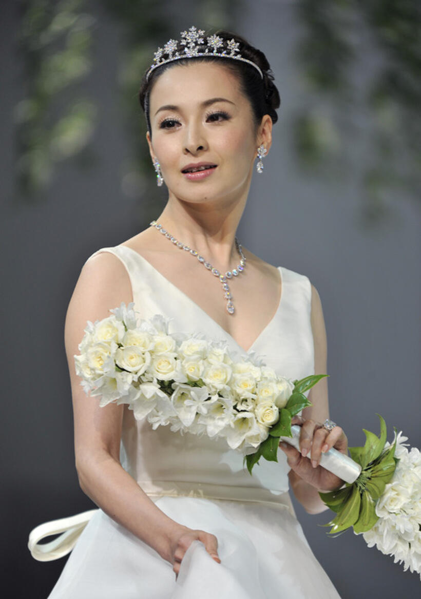 Rei Dan at the campany's "Princess Tiara Campaign" during the Bridal and Jewelry show.