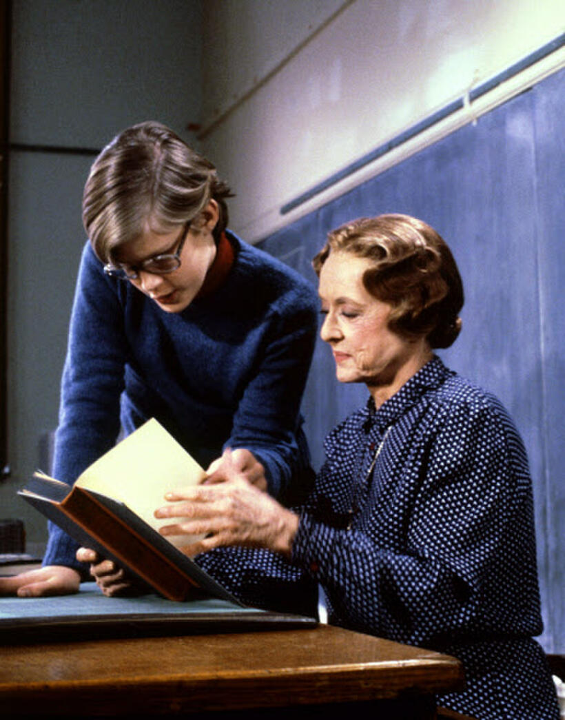 J. Ashley Hyman and Bette Davis in "Family Reunion."