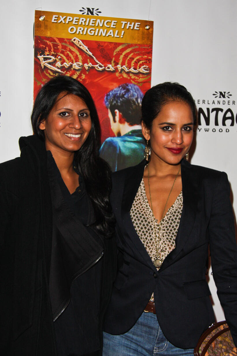 Agam Darshi and guest at the opening night of "Riverdance."