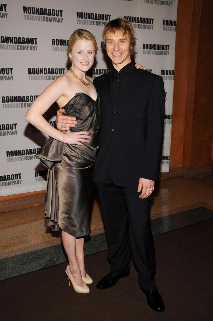 Mamie Gummer and Ben Daniels at the after party of the opening night of "Les Liaisons Dangereuses."