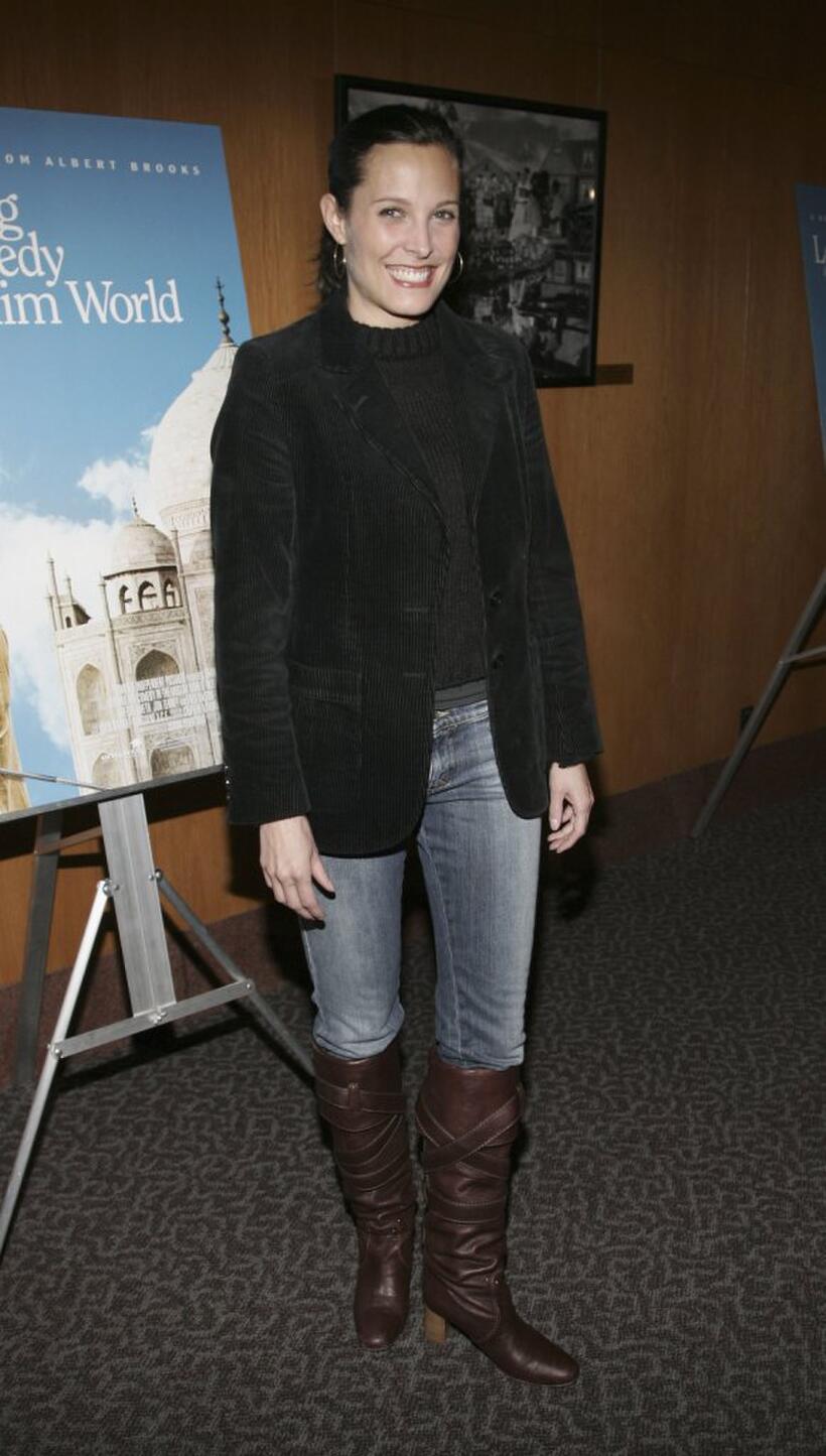 Erin Daniels at the Los Angeles premiere of "Looking For Comedy In The Muslim World."
