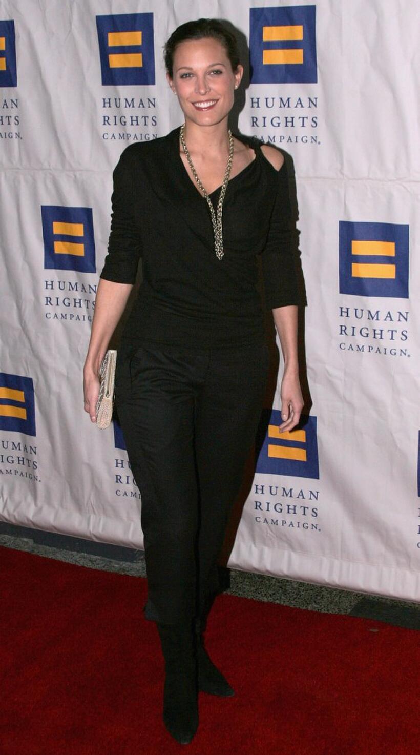 Erin Daniels at the season three premiere of "The L Word."