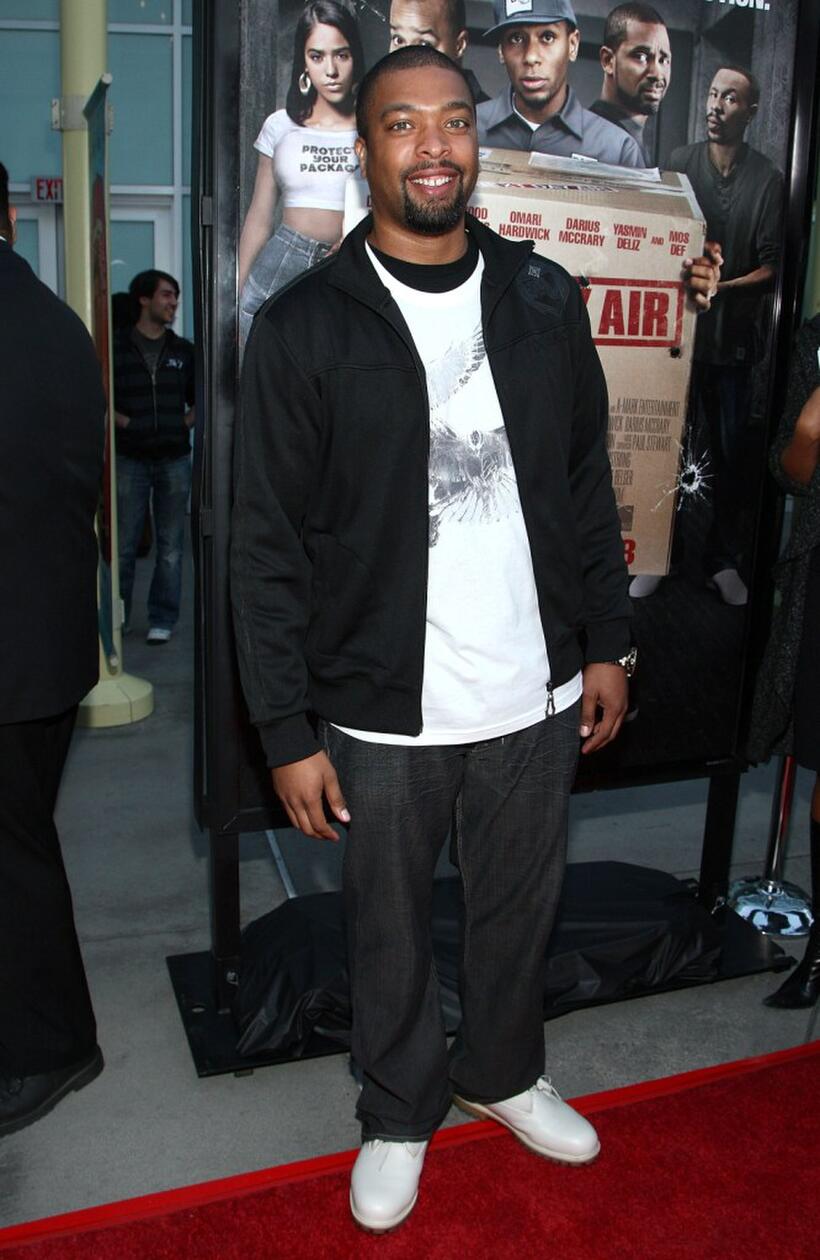 DeRay Davis at the screening of "Next Day Air."