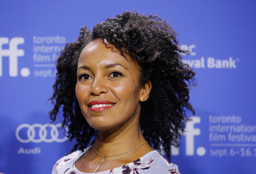 Eisa Davis at the photocall of "Free Angela & All Political Prisoners" during the 2012 Toronto International Film Festival.