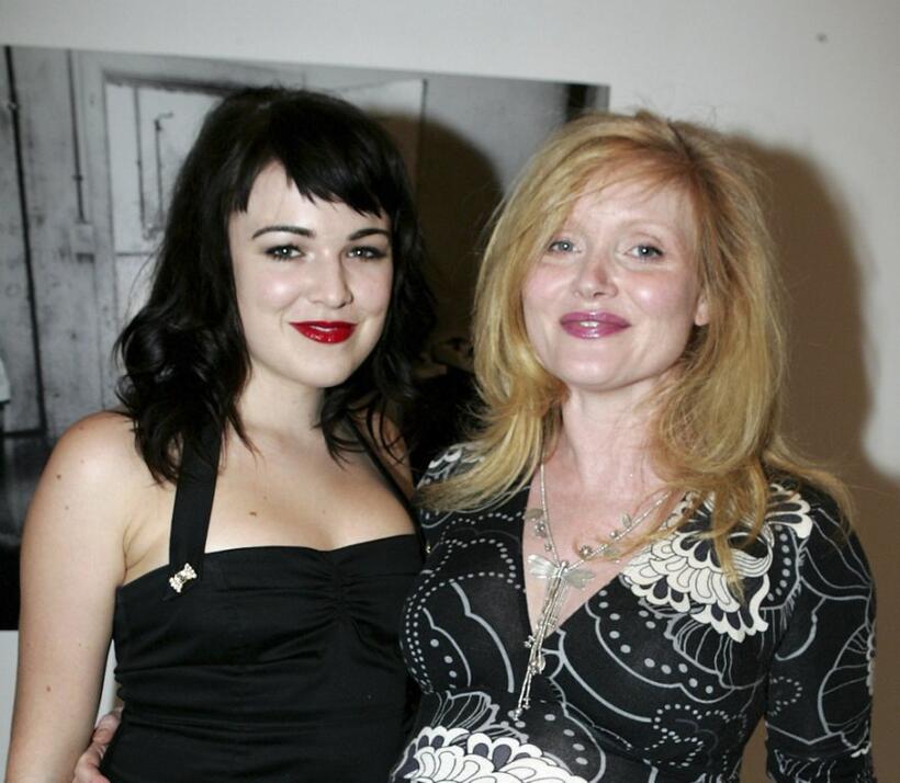Emily Barclay and Essie Davis at the launch of "The Silence."