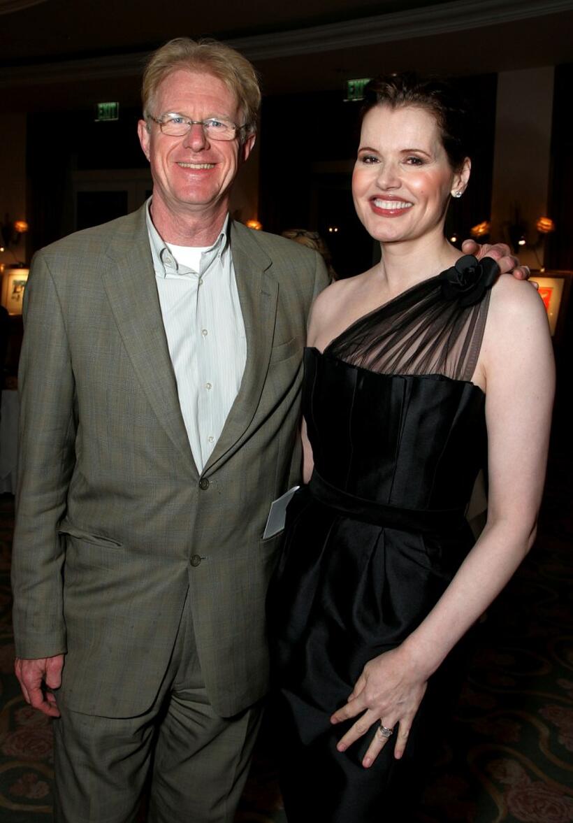 Geena Davis and Ed Begley Jr. at the USA Today Hollywood Hero.