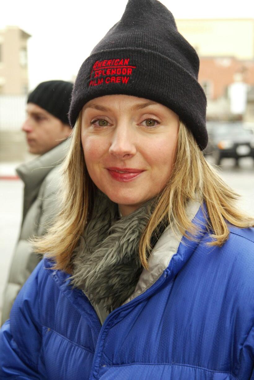 Hope Davis at the Sundance Film Festival.
